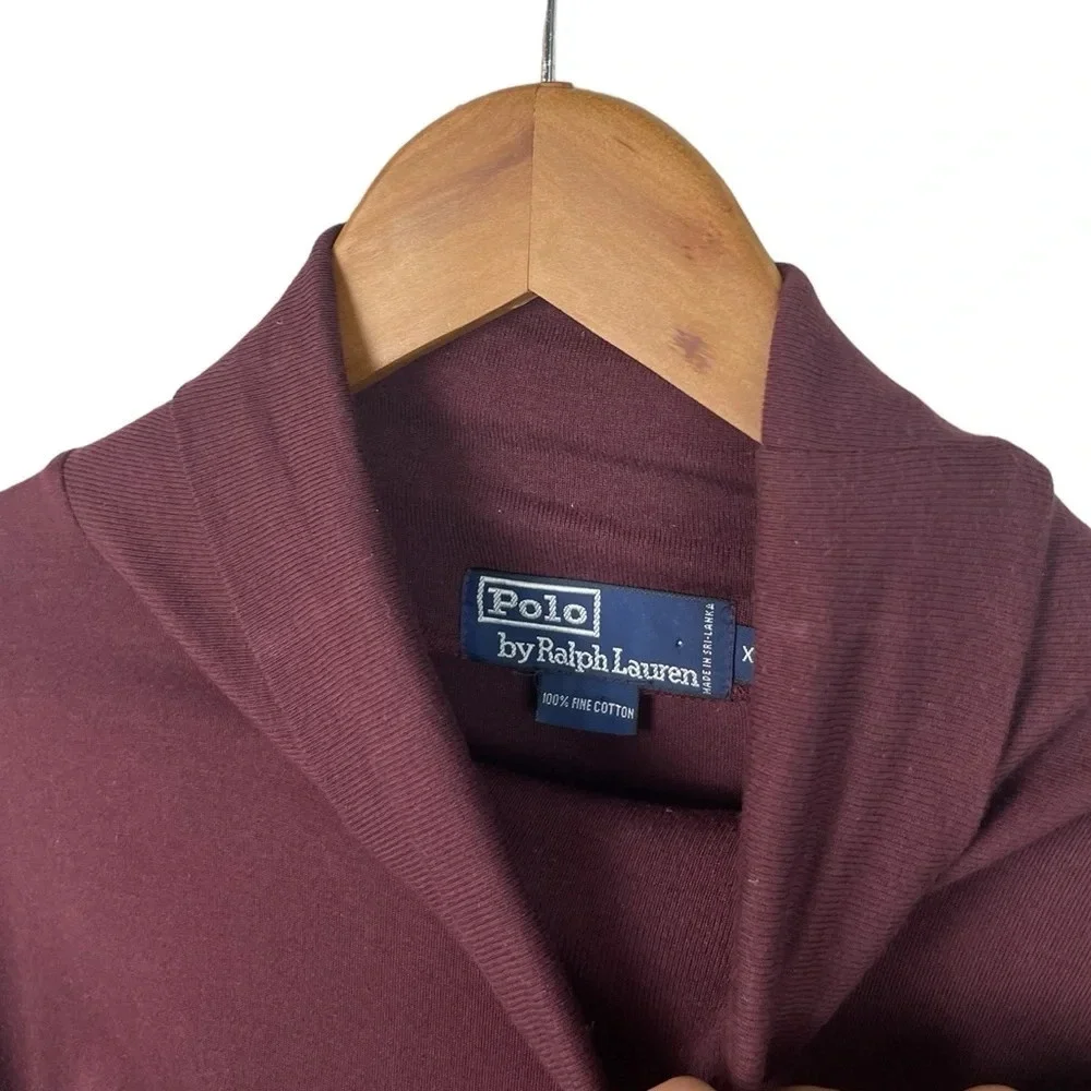 LS251 Men’s Polo Ralph Lauren Designer Fine Cotton Turtleneck Sweater XL